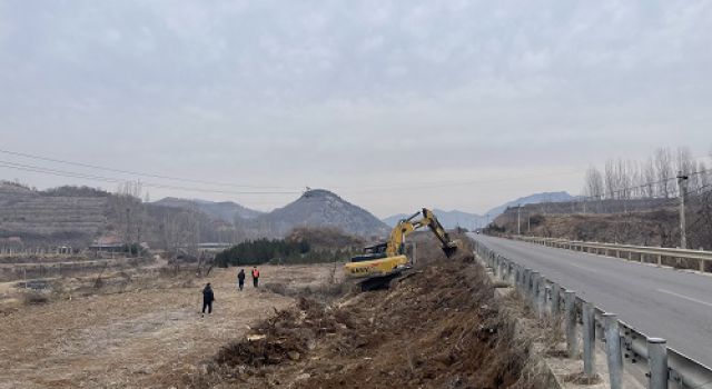 沂源县鲁山片区农文旅基础设施改建提升项目（一期）清表施工正式启动